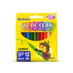 Giz de Cera 12 Cores Acrilex