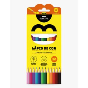 Lápis de Cor 12 Cores Master