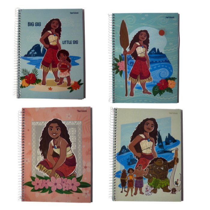 Caderno Universitário Moana 80 Folhas - StarSchool