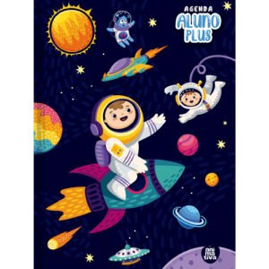 Agenda Escolar Aluno Plus - Astronauta
