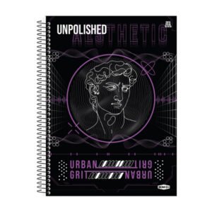 Caderno Universitario 160 Folhas BomD Masculino - Aesthetic