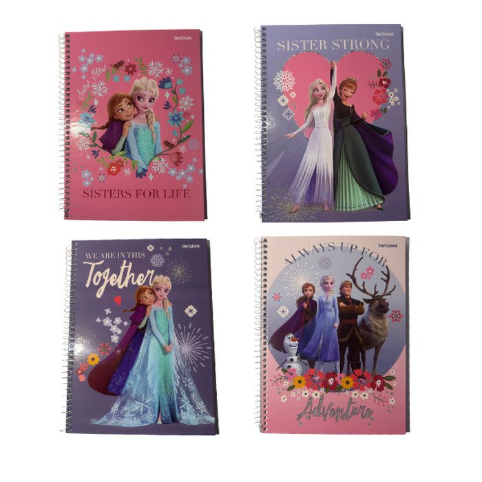Caderno Universitário Frozen 80 Folhas - StarSchool