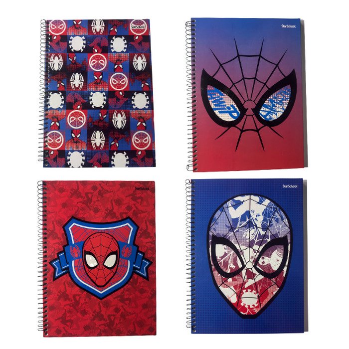Caderno Universitário Homem Aranha 80 Folhas - StarSchool