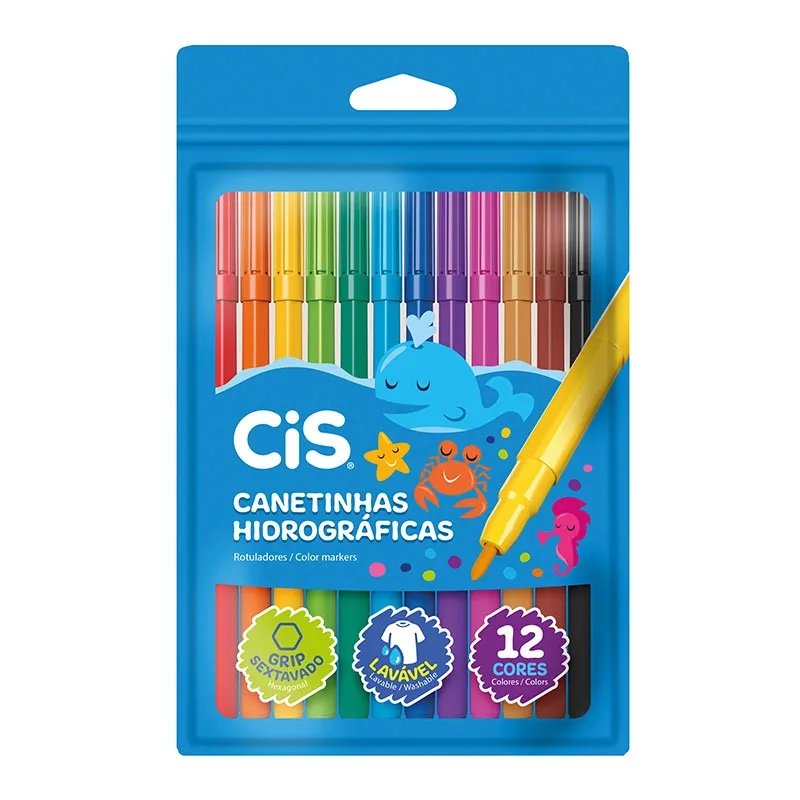 Canetinha Cis 12 Cores